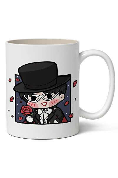 Toyaso كوب أبيض بتصميم الرسوم المتحركة Sailor Moon Mamoru Chiba Avatar هدية ل...