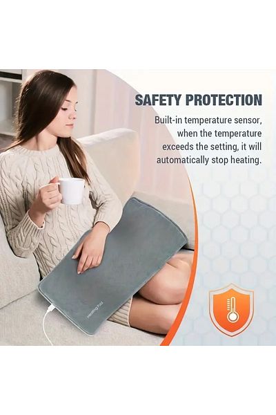 Pros Electric Heating Pad for Pain Relief,USB Fast Heating Pad for Spasms,Back,Shoulder&Hand,Machine