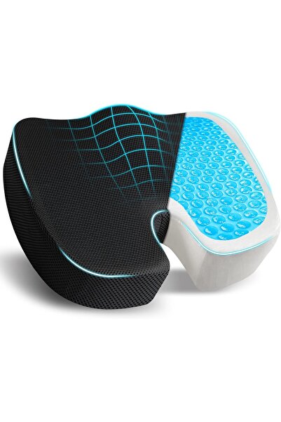 Arabest Gel Seat Cushion,for Sciatica & Tailbone Pain Relief , Coccyx Memory ...