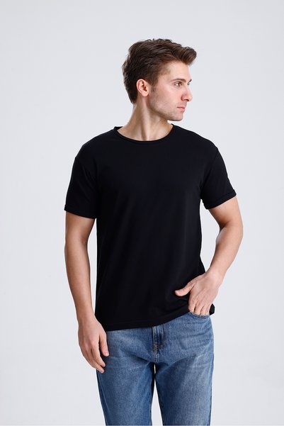 Dark Forest SLIM FİT BASIC LİKRALI T-SHIRT