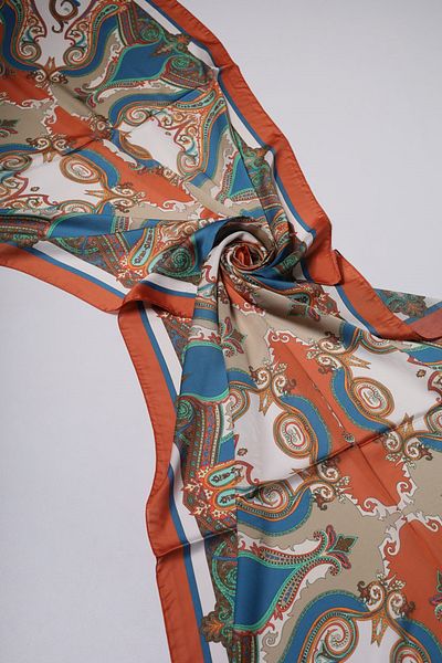 Levidor Patterned Indian Silk Shawl - Pattern-02 - Color-08