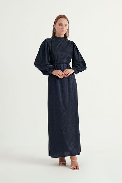 Birgül Bektaş Φόρεμα Navy Blue Jesse