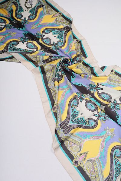 Levidor Patterned Indian Silk Shawl - Pattern-02 - Color-11