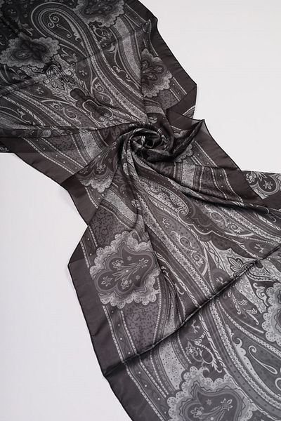Levidor Patterned Indian Silk Shawl - Pattern-06 - Color-05