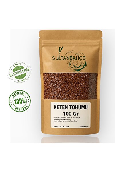 sultanbahçe Keten Tohumu 100 gr - Yoğurtlu Tarifler Ve Sağlıklı Smoothieler I...