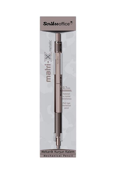 Scrikss Matrix Mechanical Versatil Pen - Metallic Gray