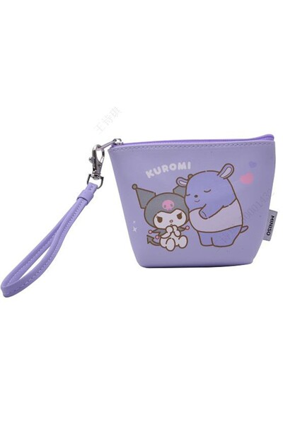 Miniso Sanrio Lisanslı Beşgen Mini Bozuk Para Çantası - Kuromi