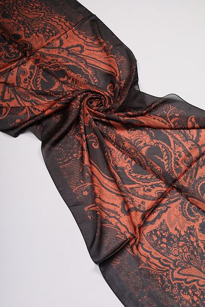 Levidor Patterned Indian Silk Shawl - Pattern-05 - Color-01