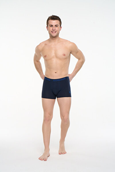 U.S. Polo Assn. Чоловічі труси - з принтом - сині 3-пари боксерів