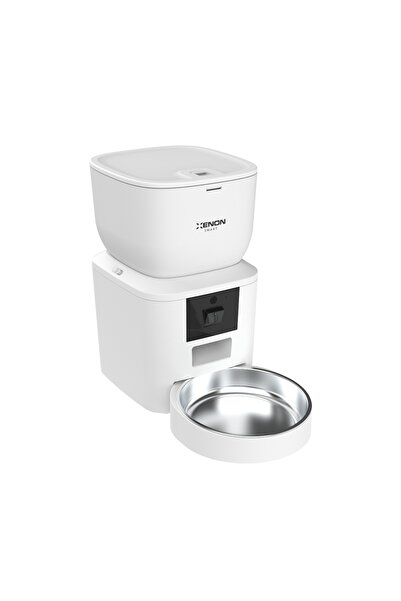 Xenon Smart Akıllı Otomatik Kedi Tuvaleti, Mama Kabı Ve Su Pınarı Beyaz 3'lü Pet Ürünleri Seti