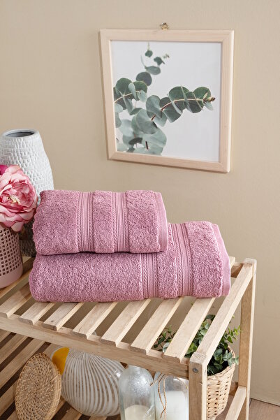 Nuşa DIANA Cotton 70x140 and 50x90 2Li Towel Set