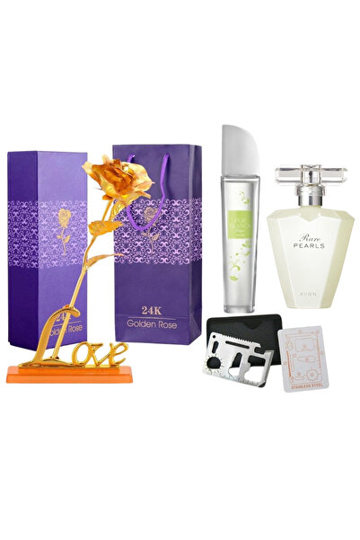 Dactylion Set parfum Pur Blanca Hope, Rare Pearls 50 ml, card, trandafir auri...