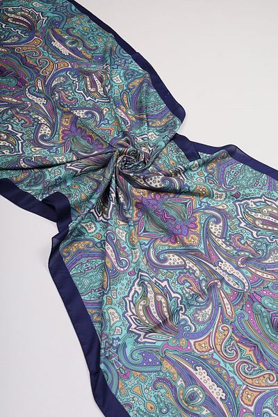 scarfella Patterned Silk Lycra Shawl - Pattern-03 - Color-10