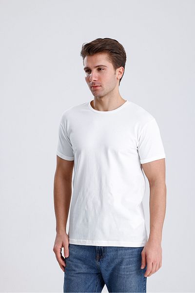 Dark Forest ТЕНИСКА SLIM FIT BASIC ОТ ЛИКРА