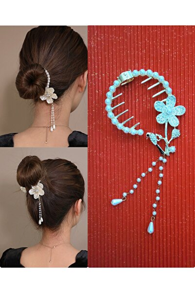 GÜLPEŞE Xp-0799 Kristalna Sa kamenčićima Cvjetna Ptičja Kopča