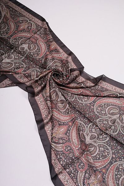 Levidor Patterned Indian Silk Shawl - Pattern-07 - Color-08