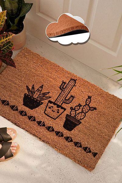 Chilai Home Coco Con Natural Koko Mat, Bristle Door Mat