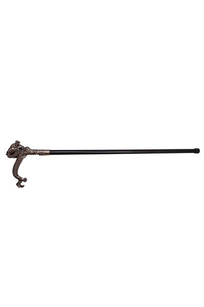 Depox Baston elegant IdeallStore®, Dragon Stance, metal, sabie interioară, 90 cm, negru
