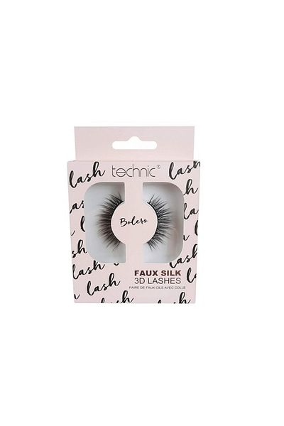 TECHNIC False Eyelashes, , Faux Silk 3d Lashes, Bolero, Adhesive Included