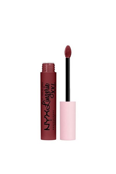 NYX Professional Makeup Tekutý matný rtěnkový krém NYX Professional Makeup Lip Lingerie XXL odstín 24 Strip & Tease od 4 ml