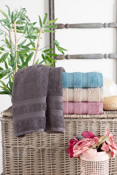 Nuşa Di̇ana Cotton Towel Set of 4