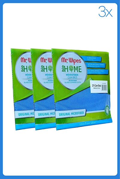 Farmasi Mr Wipes Farmasi Mr Wıpes 2li Cam Bezi 40X40 cm 3 Adet