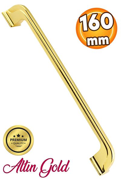 Badem10 Alperen (160MM-16CM) Dulap cu sertar de bucătărie din metal auriu