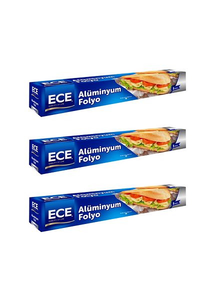 Ece Aluminum Foil 5 Meters X 3 Pieces