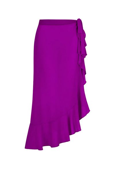Remsa Mayo 15 Colored Lactable Ruffle Spanish Pareo Skirt