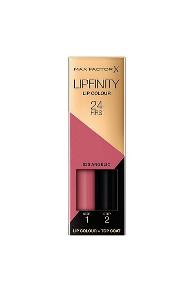 Max Factor Ruj de buze rezistent la transfer, Max Factor, Lipfinity, 020 Angelic