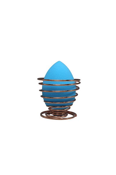 Makeup Makeup Sponge Set and Metal Holder, Blue