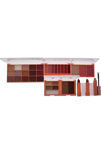 Sunkissed Sada Machiaj, Sunkissed, Naturally Bronzed, Beauty Box, 8 produktů pro deset, Ochi si Buze