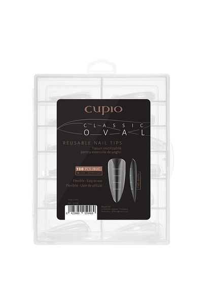 Cupio Tipsuri reutilizabile Cupio - Classic Oval 120buc