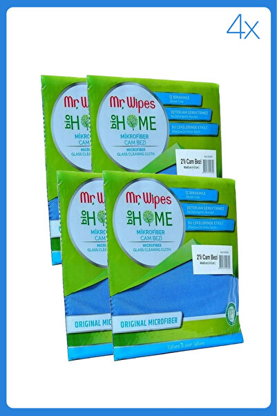 Farmasi Mr Wipes Farmasi Mr Wıpes 2li Cam Bezi 40X40 cm 4 Adet