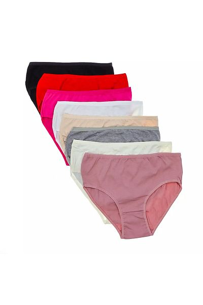B'YOU life B'You Life 6-Pack Multicolor Combed Bath Bikini Panties