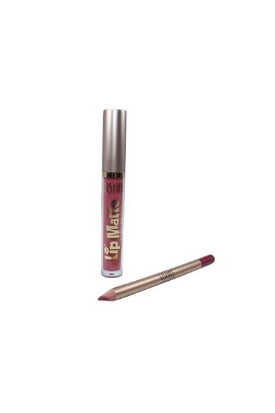 Ushas Set ruj de buze si creion, Ushas, ​​Matte, Waterproof, 11