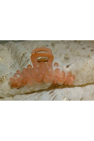 Lissa Aksesuar închizătură portocalie cu flori