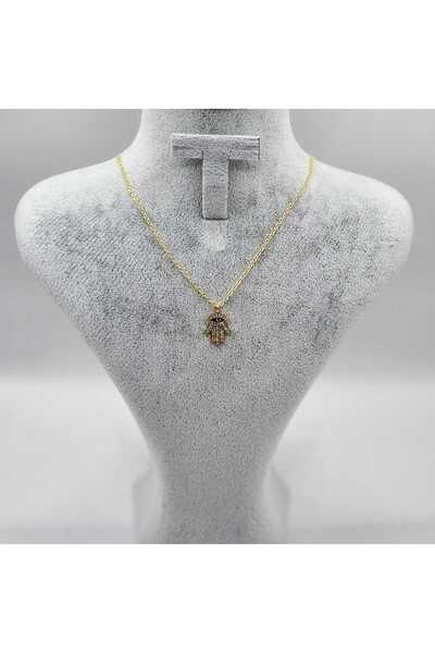 Noyan Tasarım Fatma Ana Eli Uçlu Kolye