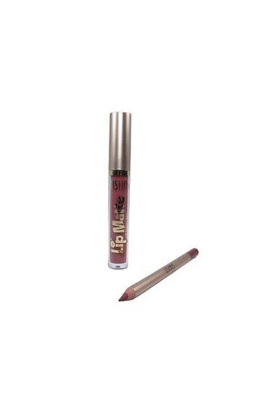 Ushas Set ruj de buze si creion, Ushas, ​​Matte, Waterproof, 12