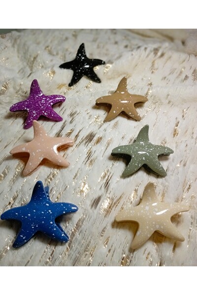 Lissa Aksesuar închizătoare verde cu stea și pete