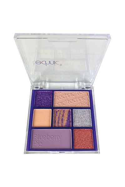 TECHNIC Paleta fard de ochi, Technic , Blueberry Pie, 7 culori