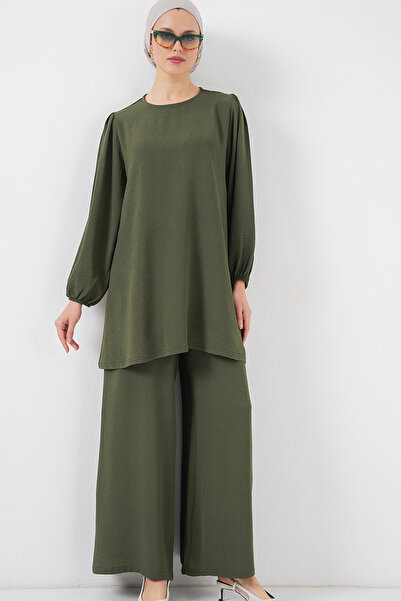 Bigdart Γυναικείο Σετ Παντελόνι Ayrobin Tunic Bottom Top 6712 - Χακί