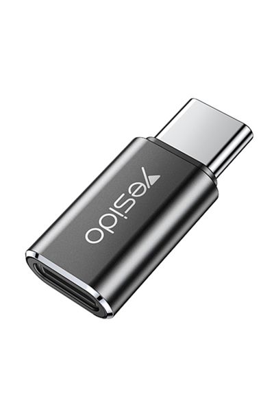 Yesido GS22 USB-C / Type-C to 8 Pin OTG Adapter(Black)
