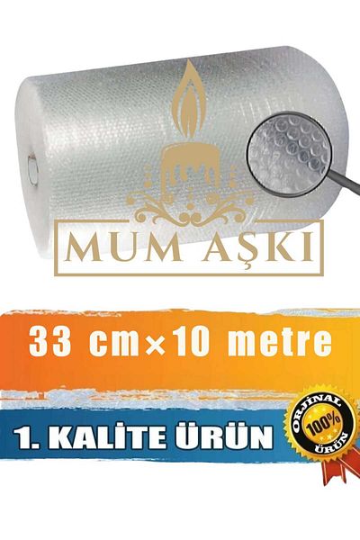 Mum Aşkı Patpat Pıtaç Balloon Packaging, 33Cmx10Mt Goods Protection Nylon