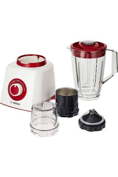Bosch Electric Blender 1.5L, 2 Speeds with Pulse, 450W, White ,MMB12P4RGB