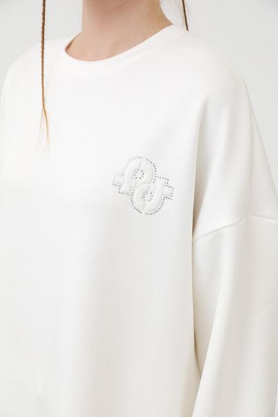 Puane 10614 Women's Modal Tunic with Embroidery and Stone Detail on the Front