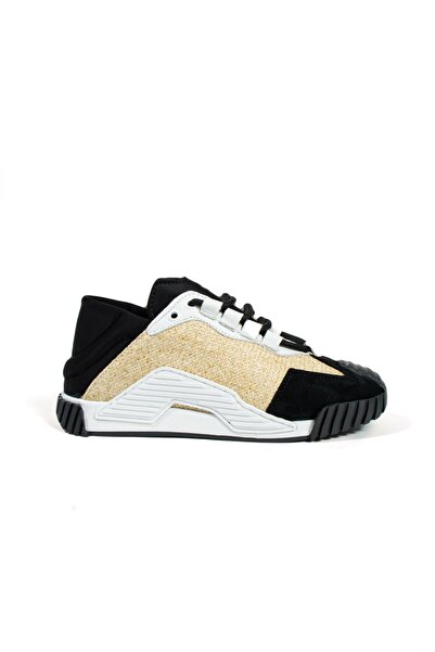 Seniorah Γυναικεία αθλητικά παπούτσια Fueda Black Straw-Suede