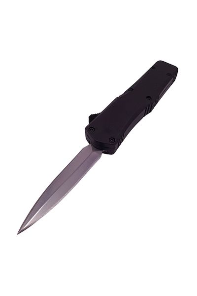 Depox IdeallStore® mini cuțit automat de vânătoare, Futuristic Blade, metal, 13 cm, negru