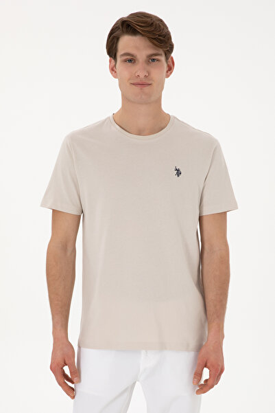 U.S. Polo Assn. Erkek Regular Fit Bisiklet Yaka Taş Basic Tişört 50298035-VR049