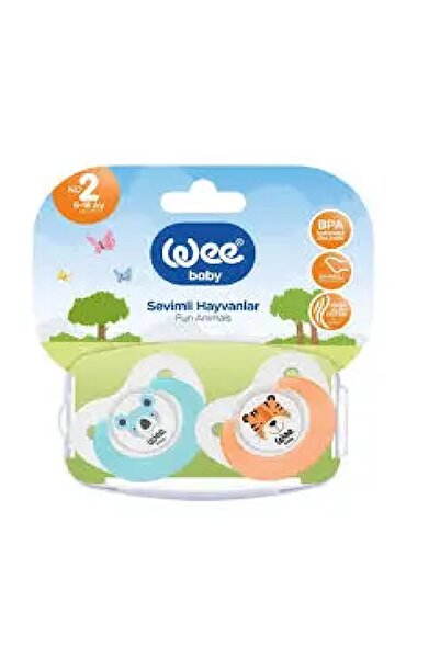 Wee Baby لهاية برسومات مرحة وليفة، قطعتين، رقم 2-320